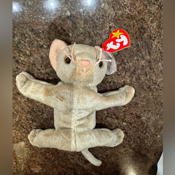 Ty Beanie Baby Scat The Cat DOB May 27, 1998 - Picture 3 of 4